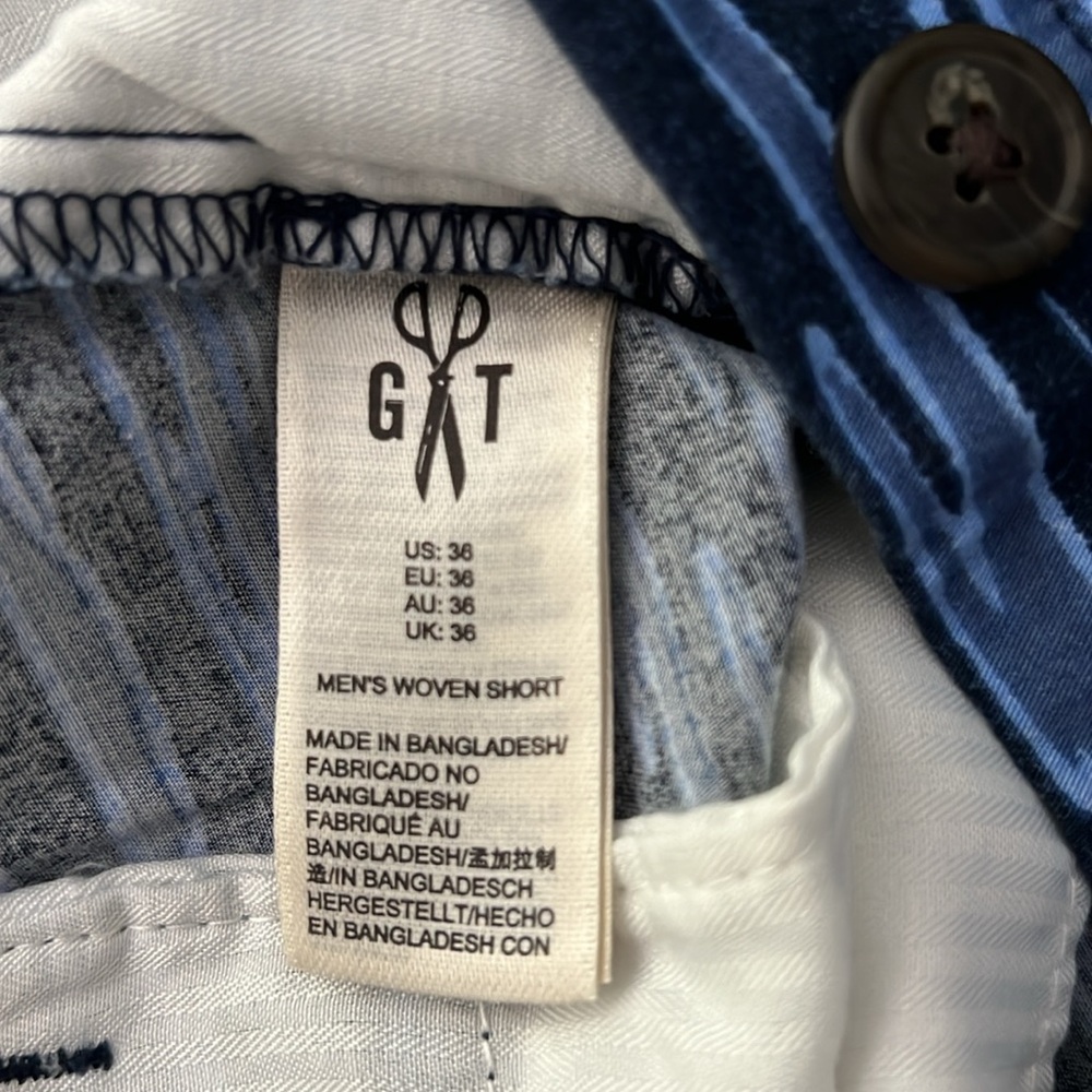 Goodthreads CAMO Stripe Print Shorts Mens SZ 36 - Picture 4 of 10
